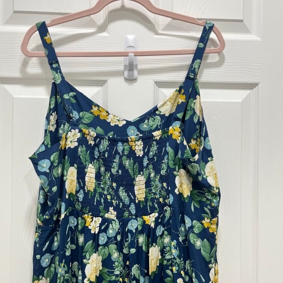 Old Navy Floral Maxi Dress Excellent Condition 2X - Picture 5 of 11